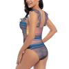 Drtgeds Sunset Beach Print Women's One Piece Swimsuits High Waisted Bathing Ruffled Flounce Suit view 4