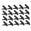 Anneome 20pc Clamp Tarp Clips Tent Clamp Set Snaps Camping for Tent Strong Plastic Black view 1
