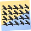 Anneome 20pc Clamp Tarp Clips Tent Clamp Set Snaps Camping for Tent Strong Plastic Black view 2