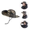Anneome Men Women's Sun Hat Cap Adjustable Brim Breathable for Fishing Hiking Camping view 2