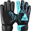 BEAST RAGE Goalkeeper Gloves for Kids Support Grip Youth Football Glove Kid Junior Soccer Glove for Kid 6-15 Men Adult Boys Football Gloves (Aqua, Size 2 for (4 to 5 Year Kid)) view 1