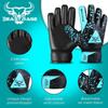 BEAST RAGE Goalkeeper Gloves for Kids Support Grip Youth Football Glove Kid Junior Soccer Glove for Kid 6-15 Men Adult Boys Football Gloves (Aqua, Size 2 for (4 to 5 Year Kid)) view 2