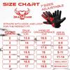 BEAST RAGE Goalkeeper Gloves for Kids Support Grip Youth Football Glove Kid Junior Soccer Glove for Kid 6-15 Men Adult Boys Football Gloves (Red, Size 4 for (6 to 9 Year Kid)) view 4