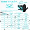 BEAST RAGE Goalkeeper Gloves for Kids Support Grip Youth Football Glove Kid Junior Soccer Glove for Kid 6-15 Men Adult Boys Football Gloves (Aqua, Size 8 for (M/L Adult)) view 4