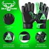 BEAST RAGE Kids Goalkeeper Gloves - Youth Soccer & Football Gloves (Green, Size 3 for 5-6 Year Olds) view 2