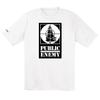 Disc Golf Dry Fit Shirt - Moisture Wicking - Public Enemy - S White