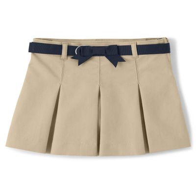 Gymboree,and Toddler Twill Pleated Skort,Tan,10