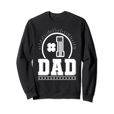 Number 1 Dad Fathers Day Nr. One Daddy Husband Father Sweatshirt