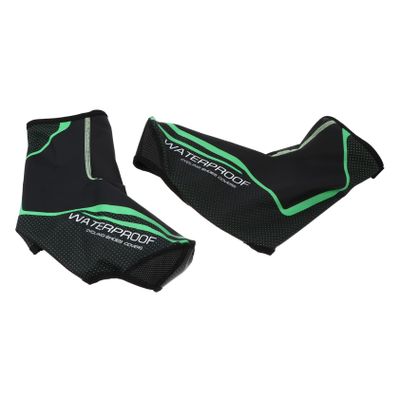 LIOOBO Outdoor Cycling Shoes Covers Windproof Overshoes for Men Women Black Green