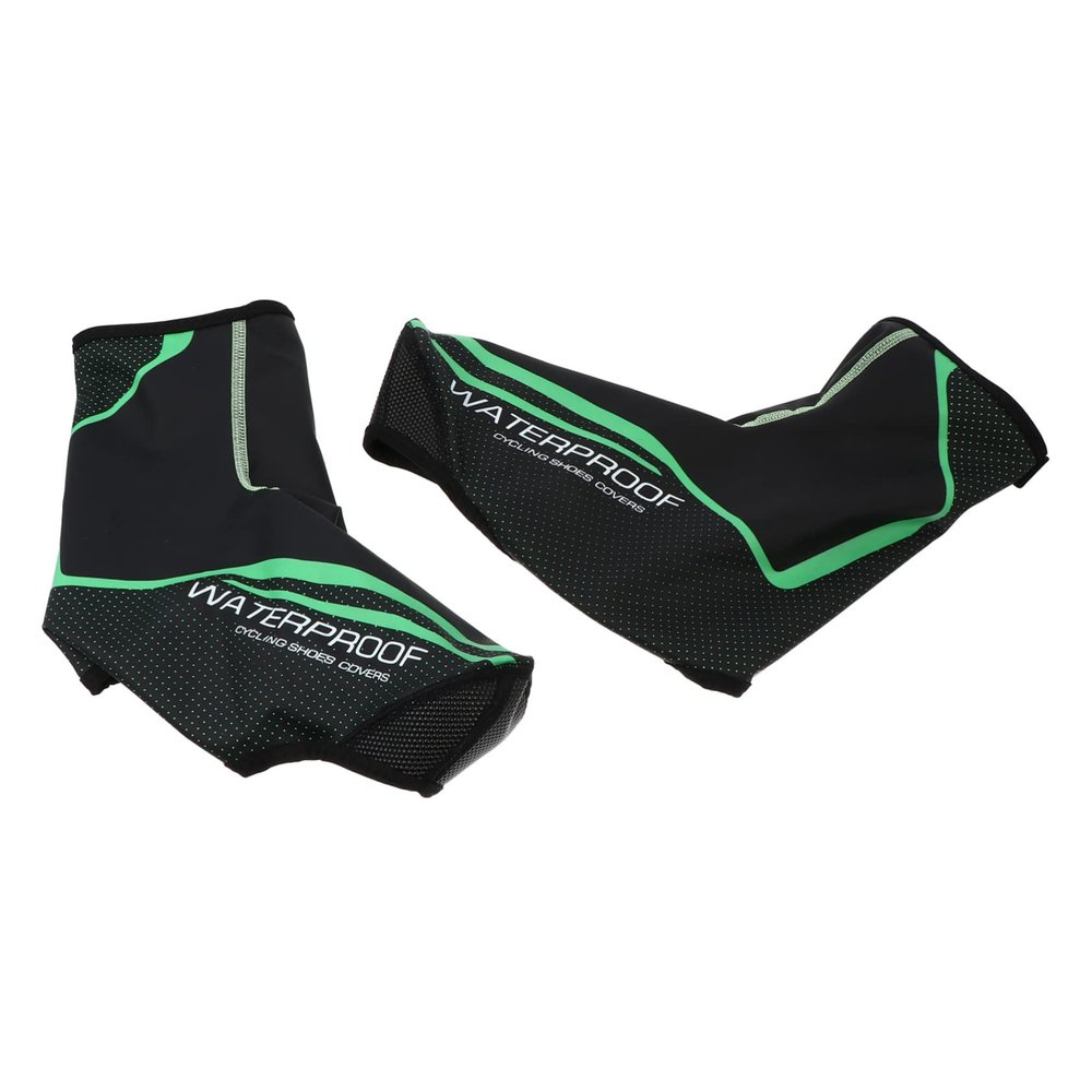 LIOOBO Outdoor Cycling Shoes Covers Windproof Overshoes for Men Women Black Green