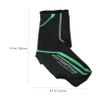 LIOOBO Outdoor Cycling Shoes Covers Windproof Overshoes for Men Women Black Green view 3