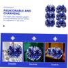 BCOATH 6pcs Cheerleader Pompoms and Handheld Cheer Props for Dance Sports Teams and Events Glossy and Vibrant Cheering Accessories view 3