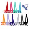 BCOATH Adjustable Cotton Yoga Mat Carrier Strap Sling for Black Lightweight Durable Fits All Yoga Exercise Enthusiasts view 2