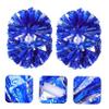 BIUDECO 2pcs Cheer Pom Poms for Dance and Sports Events Lightweight Metallic Cheerleader Accessories for Parties Festivals and Team Spirit view 3