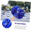 BIUDECO 2pcs Cheer Pom Poms for Dance and Sports Events Lightweight Metallic Cheerleader Accessories for Parties Festivals and Team Spirit view 4