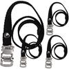 LIOOBO Bike Pedal Straps 4 Pack Universal Fit for Exercise Bike Stationary Road Bikes view 1