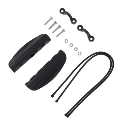 BCOATH 14pcs Kayak Carry Handle Kit Pull Handles for for Canoes Boats Skiffs Black Practical Easy to Install