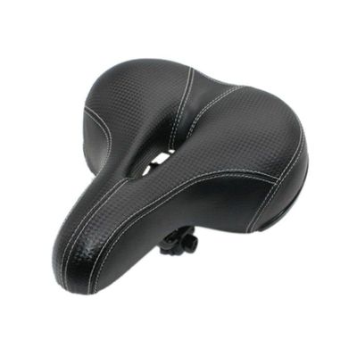 Anneome Comfortable Wide Bike Seat Thick Padded Bike Seat Cover Road Saddle Comfortable Double Steel Spring