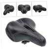 Anneome Comfortable Wide Bike Seat Thick Padded Bike Seat Cover Road Saddle Comfortable Double Steel Spring view 2