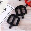 BCOATH 1pair Aluminium Alloy Bike Pedal Sealed Bearing Structure Multi-Purpose Accessory for Road Mountain and Boys and Girls Easy to Install Black Single Rolling Beads Style view 2