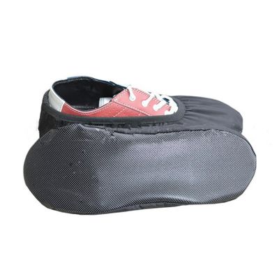 LIOOBO Black XL Bowling Shoe Covers Waterproof Wear Resistant Nylon Pair