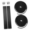 KICHOUSE 1set Comfortable Bike Handlebar Tape Eva Shock Absorption Grips Cover for Road Cycling Skid and Handle Wrap Black view 1