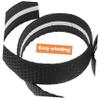 KICHOUSE 1set Comfortable Bike Handlebar Tape Eva Shock Absorption Grips Cover for Road Cycling Skid and Handle Wrap Black view 4