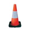 18 in. Safety Cone with Reflective Bar view 1