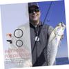 LIOOBO 1set Fishing Rod Hook Holders Creative Bait Hooks Lightweight Design Fishing Tool for Outdoor Adventures view 3