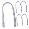 Anneome 5pcs Badminton Racket Sweatband Tapes Tennis Racket Grip Tape Anti-Skid Lightweight Stretchable for Sports view 1