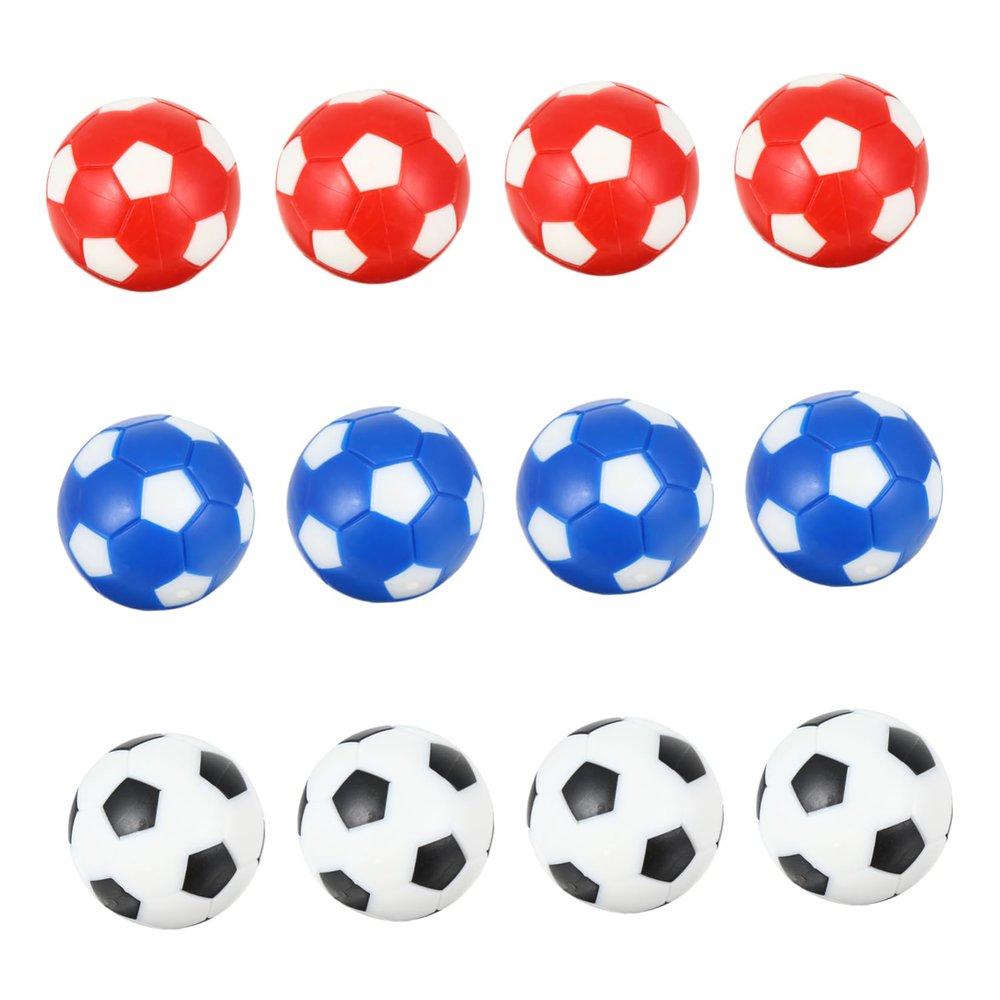 LIOOBO 12pcs Professional Foosball Table Soccer Balls Replacement Balls for Standard Table Games
