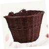Anneome Rattan Basket for Boys and Girls Bike Detachable Front Basket for Boys view 4