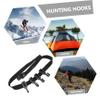 Anneome 1set Multi Hooks Tree Stand Accessories Hooks for Hanging Gear for Hunting Outdoor Activities and Organizing Equipment Compact and Easy to Use Includes Strap view 3