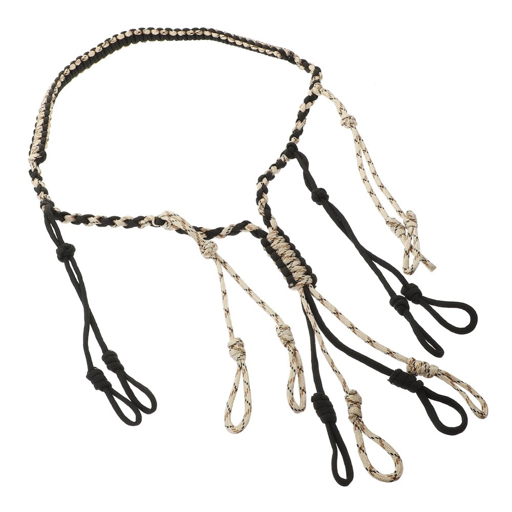 KOMBIUDA Key Lanyard Hanging Rope with Whistle for Outdoor Hiking Durable Multi-use Cord for Keys Id and Essentials for Camping and Emergency Situations