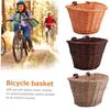 Anneome Wicker Basket for Boys and Girls Handmade Detachable Front Handlebar Storage Container Design for Outdoor Cycling and Daily Use view 4