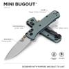 Benchmade - Mini Bugout 533 Folding Knife with Sage Green Grivory Handle (533SL-07) view 2