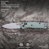 Benchmade - Mini Bugout 533 Folding Knife with Sage Green Grivory Handle (533SL-07) view 4