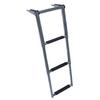 3 Step Over Platform Telescoping Boat Ladder with Hand Grip view 1