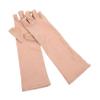 Happyyami 1Pair Uv Protection Arm Sleeves for Women Summer Half Finger Compression Sleeves Breathable Cycling Accessories for Outdoor Activities Quick Dry Sweat Absorbent Design view 1