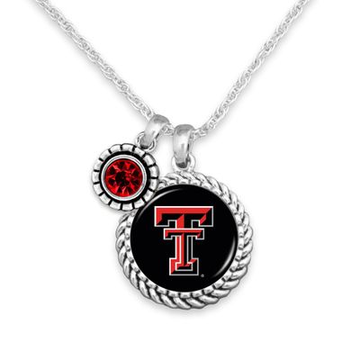 From the Heart Texas Tech Red Raiders Olivia Necklace Silver Chain Jewelry Gift TTU