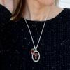 From the Heart Texas Tech Red Raiders Olivia Necklace Silver Chain Jewelry Gift TTU view 2