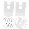 LIOOBO Sturdy Acrylic Kayak Paddle Wall Storage Holder Easy Install for Canoe Oar Mount view 2
