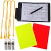 LIOOBO Sports Referee Kit with Score Sheet Whistles and Cards for Football Basketball and Volleyball Complete Referee Equipment view 1