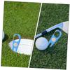 LIOOBO Portable Golf Divot Repair Tool Stylish Blue Golf Fork for Lawn Care Use Finger Groove Design Enthusiasts and Friends view 4
