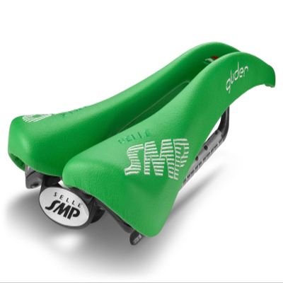 SMP Selle Glider Saddle with Carbon Rails (Green)