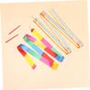 Happyyami 8pcs Rhythmic Ribbon Streamers for Kids Creative Dancing Ribbons Set Colorful Gymnastics Silk for Children Dance Streamers for Training Performance view 2