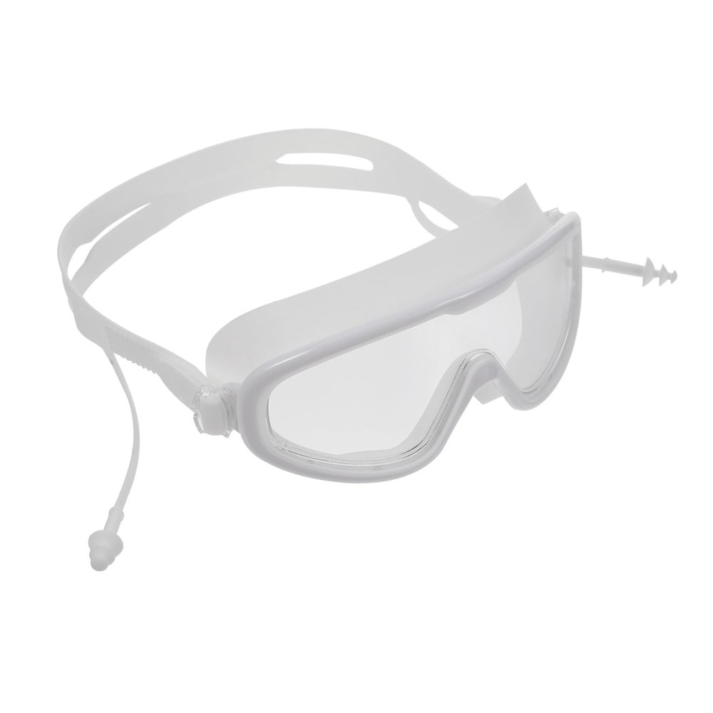 LIOOBO 1pc Big Frame Silicone Fog Swim Goggles for Adults Lightweight Swimming Glasses Headband Wide-angle Hd Pool