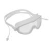 LIOOBO 1pc Big Frame Silicone Fog Swim Goggles for Adults Lightweight Swimming Glasses Headband Wide-angle Hd Pool view 1
