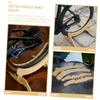LIOOBO Wooden Bike Parking Stand Support for Mountain Road and Folding Bikes Practical Display Rack for Home and Outdoor Use and Design view 3