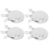 LIOOBO Train Targets for Shooting Practice 12pcs Manganese Steel Archery Targets Compact Size Easy to Carry view 1